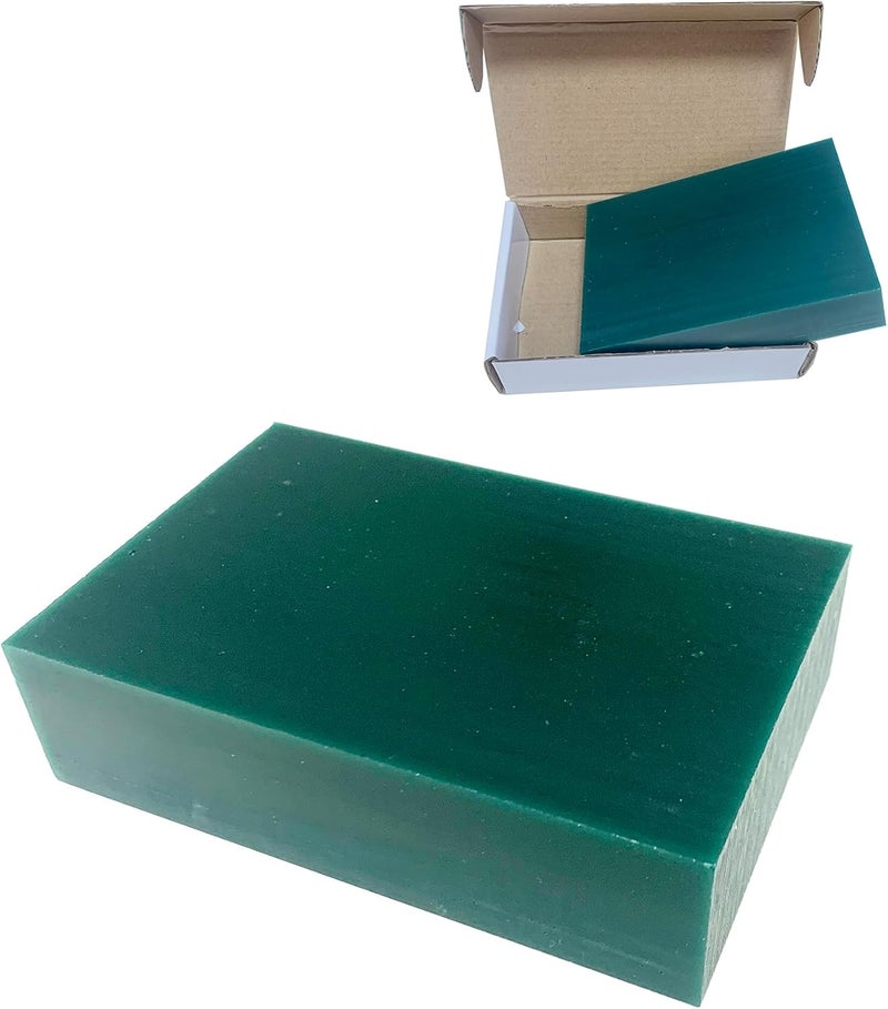 #DONTPLUCKITUP 1Pound Green Wax Slice Block for Jewelry Dental Tool Carving Lost Wax Casting Jewelry Molding Tool Mold Sculpting (Wax Block) - Image 2